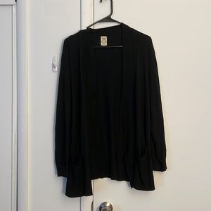 Black Long Cardigan